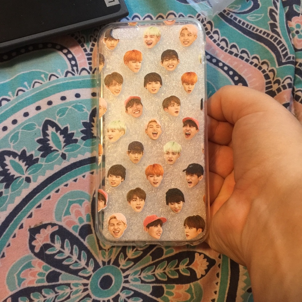 clear iphone 6 bts